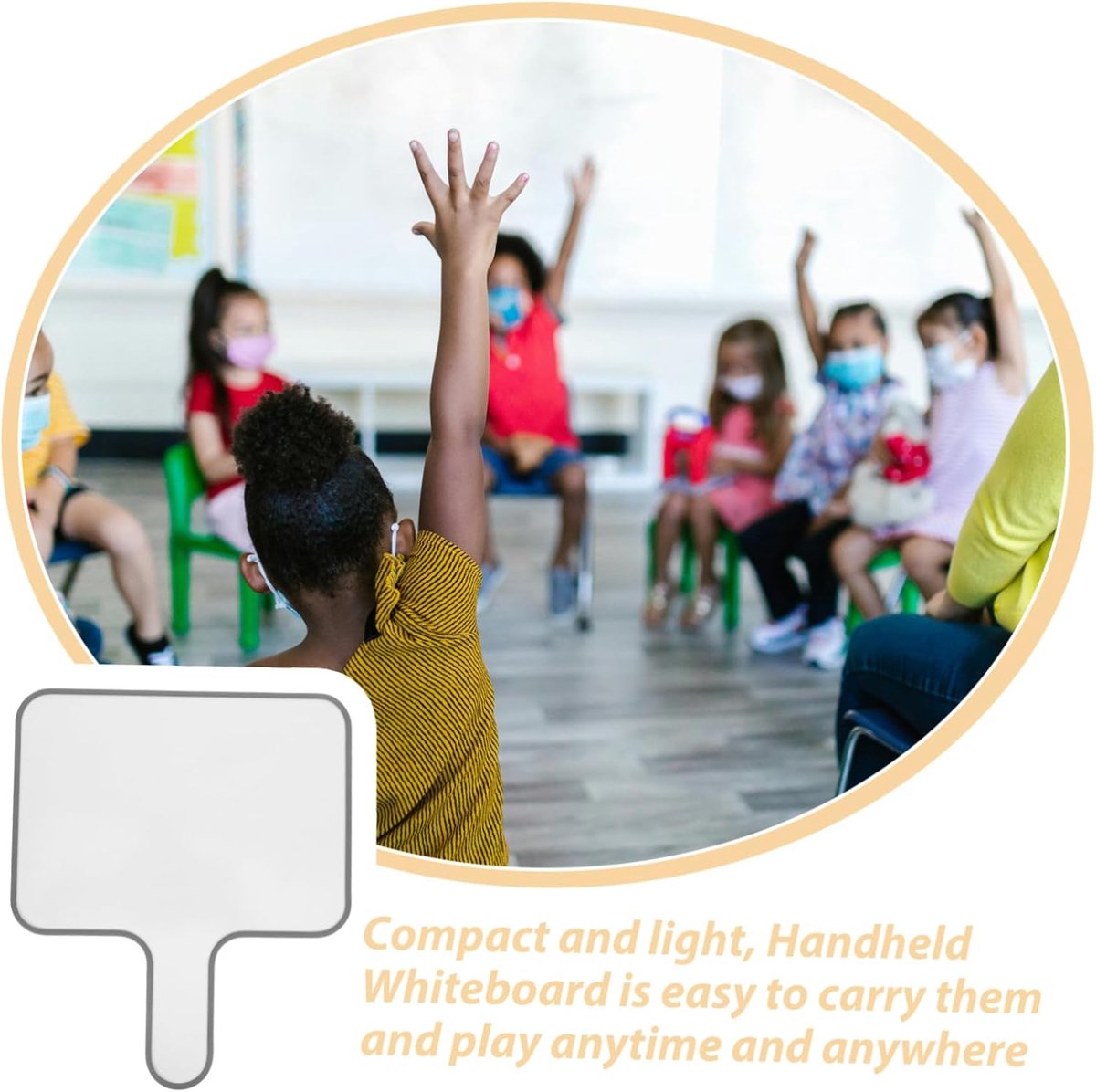 Whiteboard - Covered Answer Board - Collectible Craft Board - Portable Magnetic Whiteboard - Answer Board - V1188-MS-313-0810