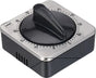 Black Square Analog Kitchen Timer V1188-MS-313-0811