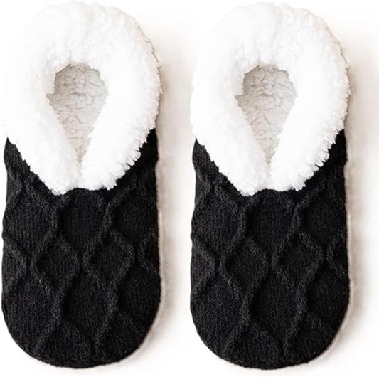 Socks - Warm socks - Indoor socks - Women's slippers - Warm winter socks - Fleece socks - Comfortable - V1188-MS-313-0823
