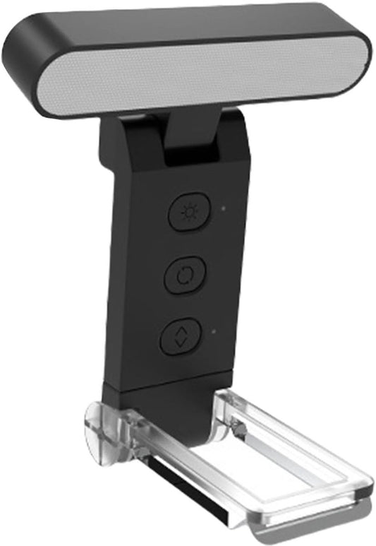 Book Reading Light - LED Reading Light with Clip - Clip-on Spotlight - Rechargeable - 5 Settings - Soft and V1188-MS-313-0870