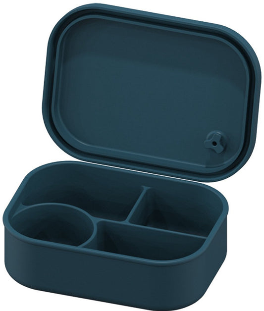 Silicone Lunch Box - For children and adults - Four-compartment lunch box - Leakproof lunch box - For school, V1188-MS-313-0874