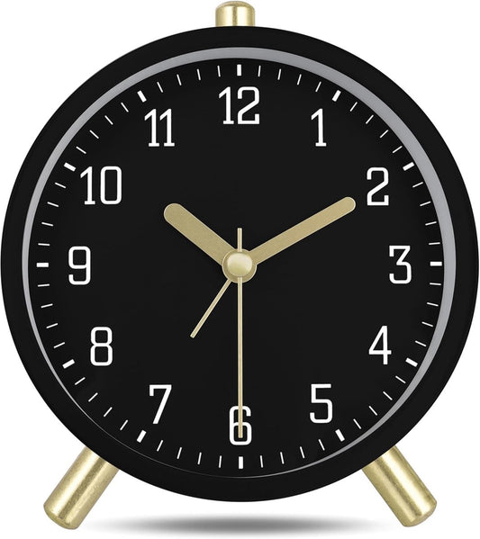 Wekker - Digital Alarm Clock - Alarm Clocks - Children's Alarm Clock - Silent Analog Metal Alarm Clock - V1188-MS-313-0894