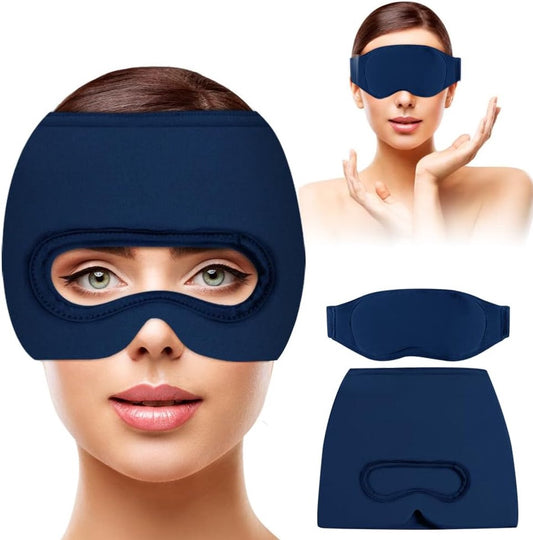 Migraine Relief Hat - Eye Mask - Cooling Eye Mask - Headache Relief - Hot & Cold Pack - 3-in-1 Pain Relief V1188-MS-313-0901