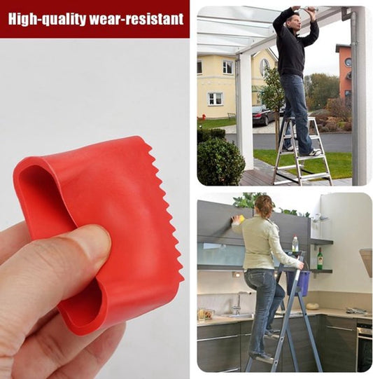 4 rubber stuks on ladders - ladders of rubber - Rubber on ladders - Rubber on ladders mat - Ladderdoppen - V1188-MS-313-0904