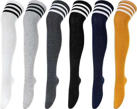 Socks - Women's Knee-High Socks - High Knee-High Socks - Sexy Socks - Women's Knee-High Socks - Stockings - V1188-MS-313-0913