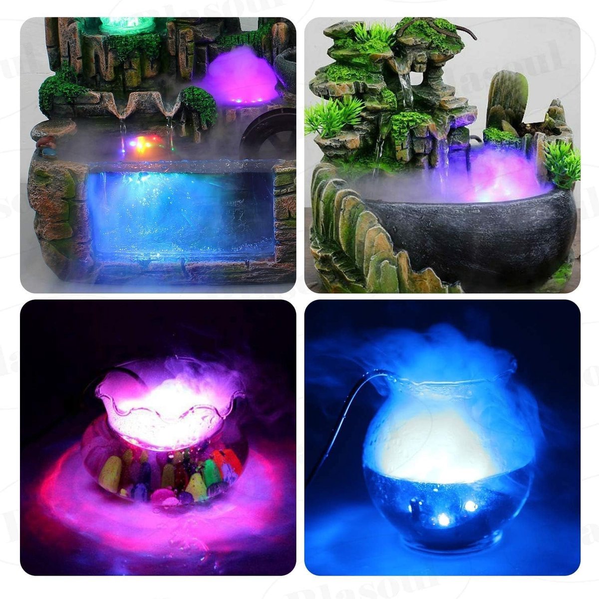 12 LED Ultrasonic Mister for Sinks and Decoration V1188-MS-313-0919