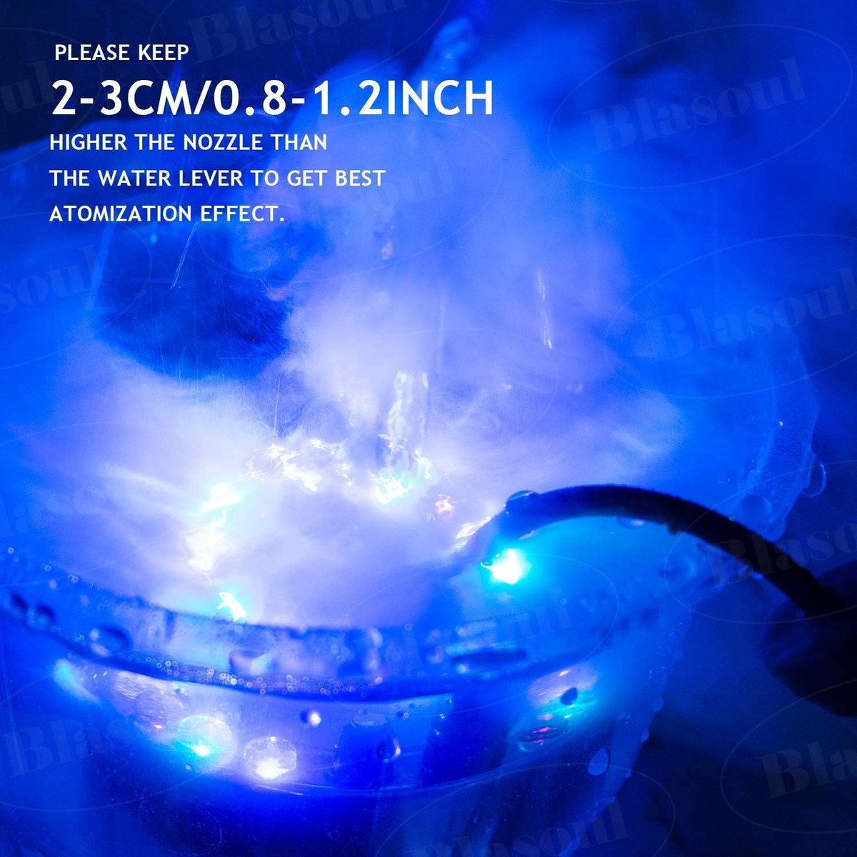 12 LED Ultrasonic Mister for Sinks and Decoration V1188-MS-313-0919