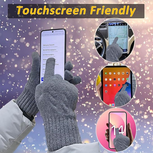 Gloves - Winter Gloves - Cycling Gloves - Winter Gloves - Women's Touchscreen Fleece Gloves - Warm Gloves - V1188-MS-313-0924