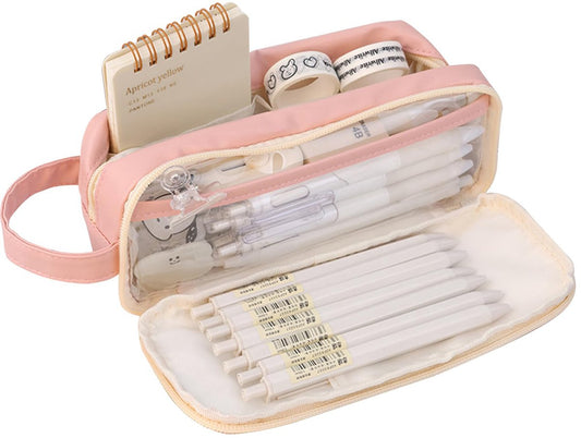 Pencil Case - Large Capacity - Waterproof and Expandable - Pencil Case for Boys and Girls - School Supplies - V1188-MS-313-0928