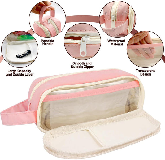 Pencil Case - Large Capacity - Waterproof and Expandable - Pencil Case for Boys and Girls - School Supplies - V1188-MS-313-0928