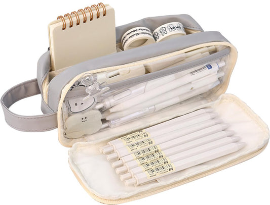 Pencil Case - Large Capacity - Waterproof and Expandable - Pencil Case for Boys and Girls - School Supplies - V1188-MS-313-0929
