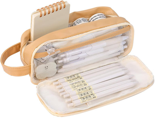 Pencil Case - Large Capacity - Waterproof and Expandable - Pencil Case for Boys and Girls - School Supplies - V1188-MS-313-0930