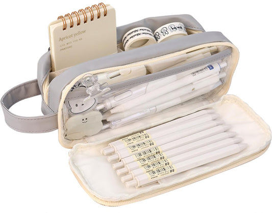 Pencil case - Large capacity - Waterproof and expandable - Pencil case for boys and girls - School supplies - V1188-MS-313-0931