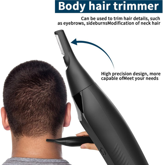 2-in-1 Nose Trimmer - Nose Trimmer - Eyebrow Trimmer - Men's - Women's - Nose Trimmer - Washable - USB V1188-MS-313-0933