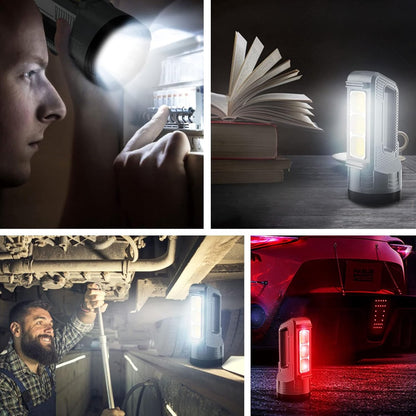 Rechargeable LED flashlight, powerful 6000 lumen outdoor emergency flashlight with 6 modes, USB data cable, V1188-MS-313-0937