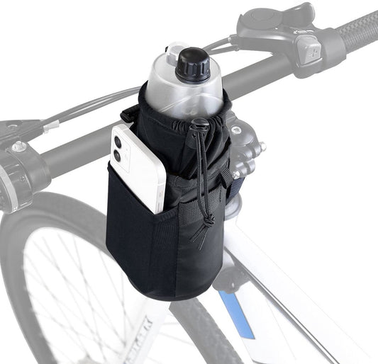 Bicycle panniers - Water bottle cage - Insulated cup holder with shoulder strap - Cup holder with phone V1188-MS-313-0938