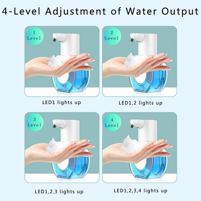 Automatic soap dispenser - 420 ml - USB rechargeable - Automatic foam dispenser - Foam technology - Infrared V1188-MS-313-0942