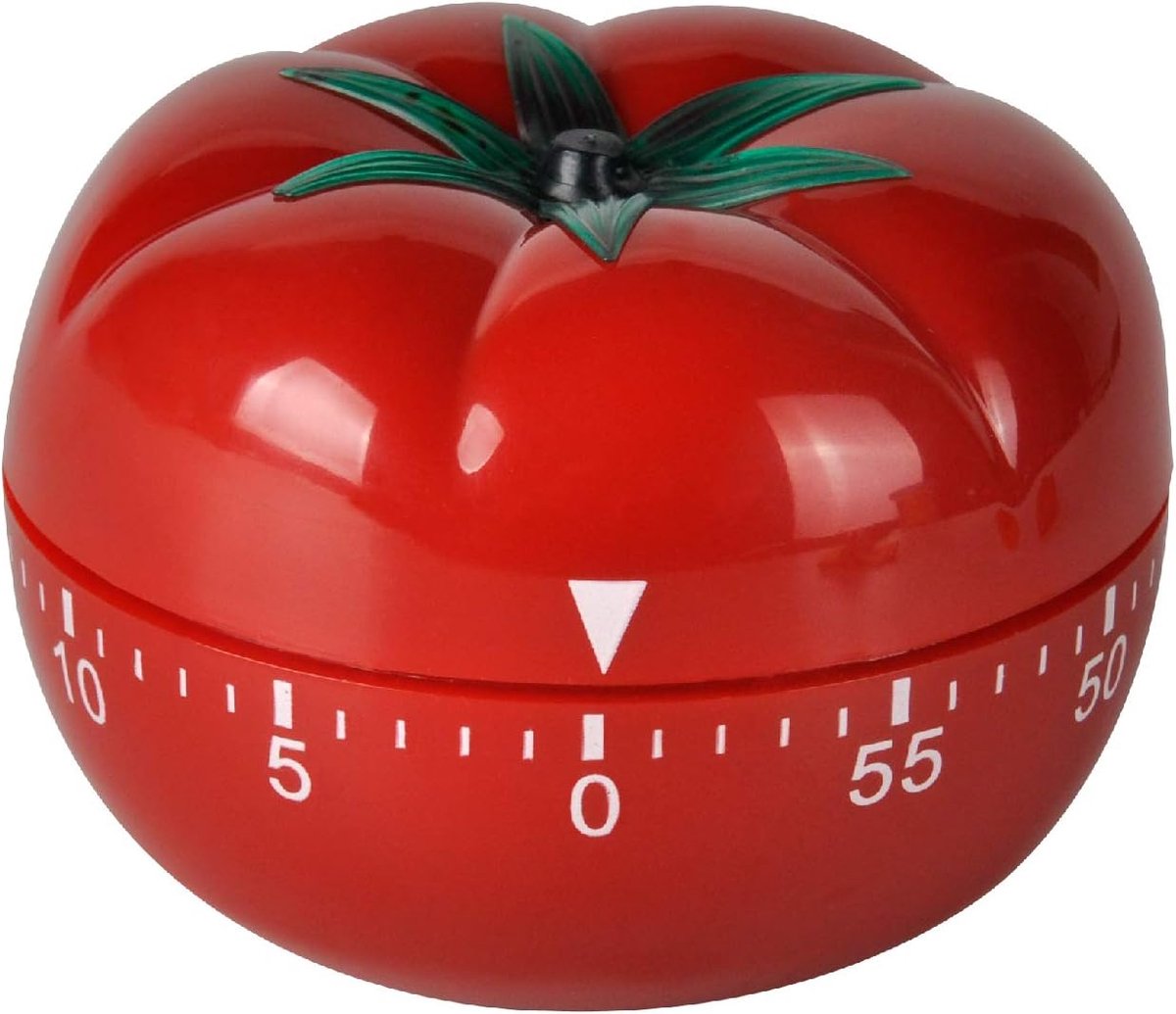 Mechanical Kitchen Timer with Tomato-Shaped Countdown V1188-MS-313-0943