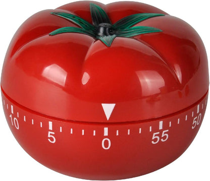 Mechanical Kitchen Timer with Tomato-Shaped Countdown V1188-MS-313-0943