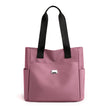 Women's nylon handbags, lightweight handbag with multiple pockets, large waterproof shoulder bag, black V1188-MS-313-0970