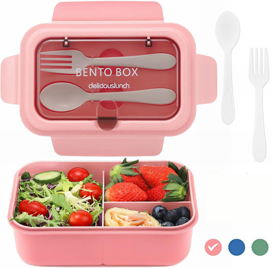 Lunch boxes - lunch box - adult lunch box - child's lunch box - Kinder lunch box - 3-compartment leakproof V1188-MS-313-0972