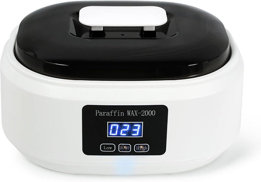 Paraffin wax warmer - Candle wax melting pot with handle and heat-insulating plate - Fast and adjustable V1188-MS-313-0984