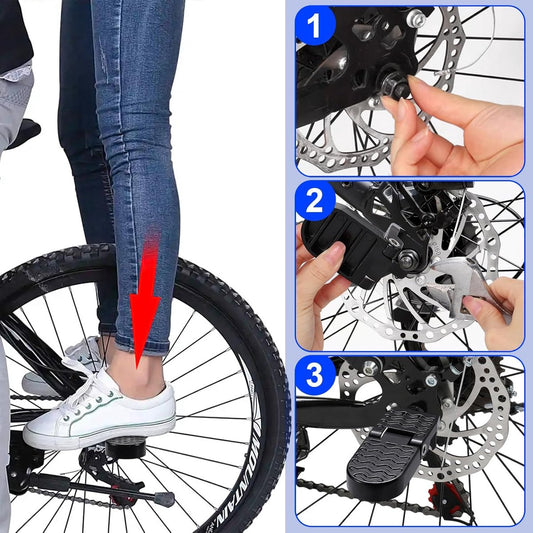 2-Piece Set - Bicycle Pedals - Pedal - U-Shaped Pedals for Electric Bikes - Aluminum Bicycle Pedals - V1188-MS-313-1008