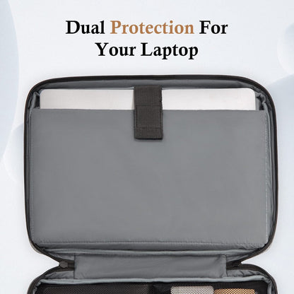 15.6-inch Laptop Sleeve - Shockproof, Scratch-resistant, and Splash-proof - Includes an Extra Storage V1188-MS-313-1017