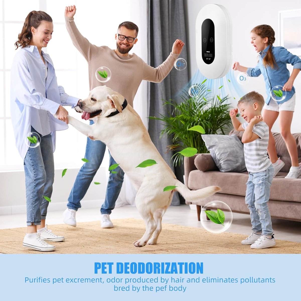 Air purifier - Plug-in negative ion air purifier - LED display - Negative ion air purifier - Home air V1188-MS-313-1019