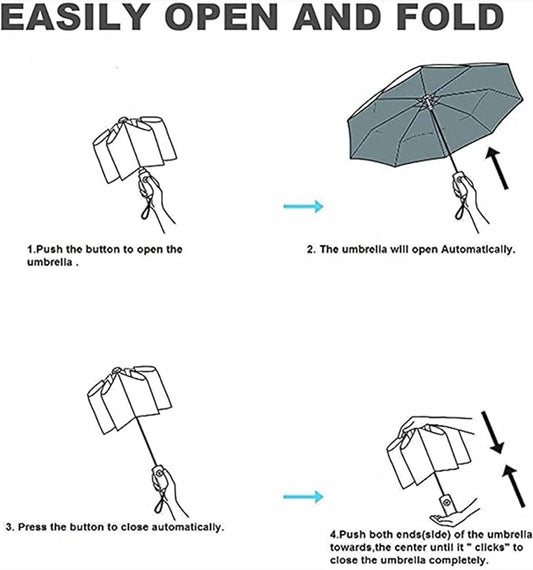 Minimalist Nordic-style umbrella, small 8-rib folding umbrella, travel, outdoor, UV-resistant, wooden handle, V1188-MS-313-1020
