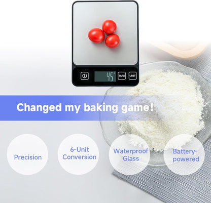 Precision scale - Digital kitchen scale - Barista scale - Professional food scale with a 10 kg weighing V1188-MS-313-1026