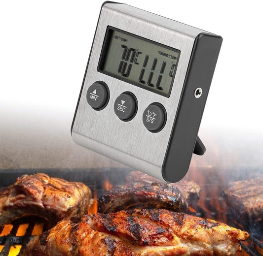 Food Thermometer - Meat Thermometer - Grill Thermometer - Meat Cooking Probe - Accurate Digital Kitchen V1188-MS-313-1027