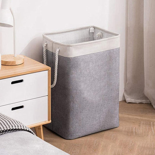 Collapsible laundry basket with lid, leak-proof and foldable bin, with removable bag, large capacity, storage V1188-MS-313-1036
