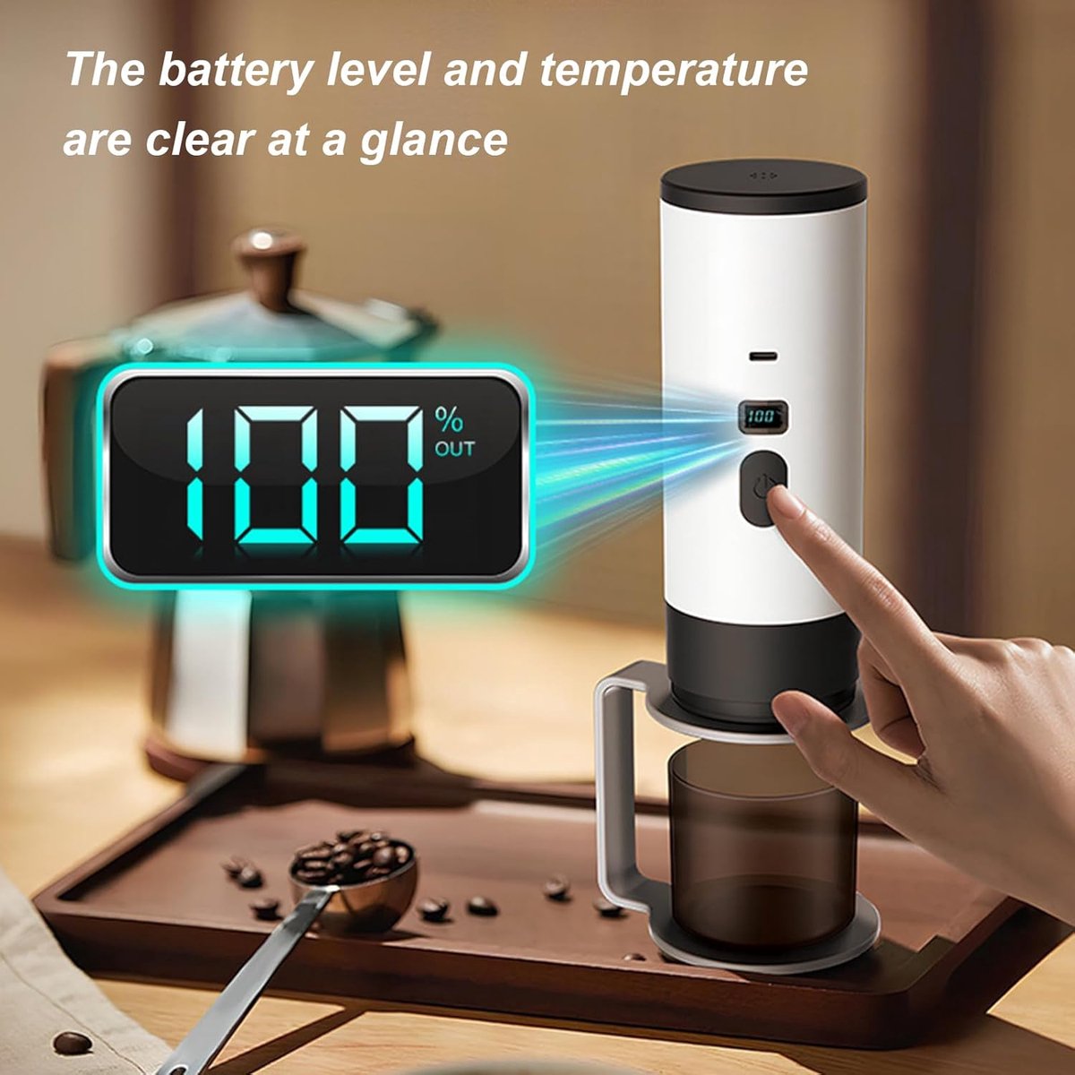 Coffee maker - Coffee machines - Portable coffee maker - 3-in-1 coffee maker - Portable electric espresso V1188-MS-313-1037