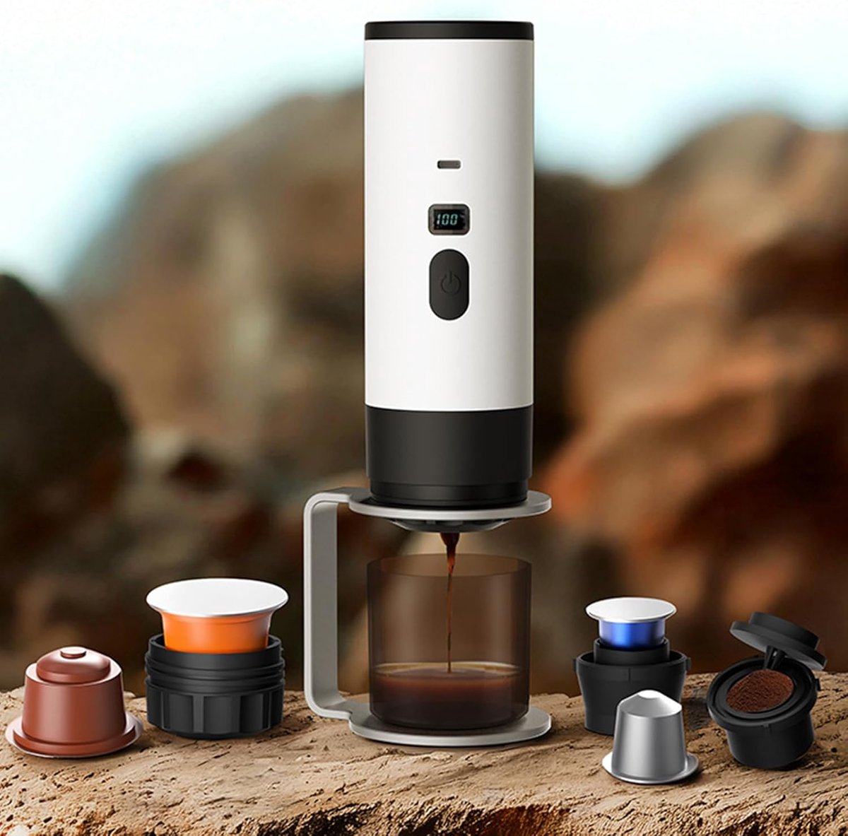 Coffee maker - Coffee machines - Portable coffee maker - 3-in-1 coffee maker - Portable electric espresso V1188-MS-313-1037