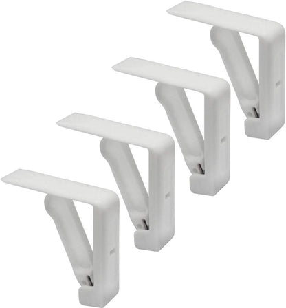 Tablecloth clips - For outdoor use, garden, picnics, weddings, parties, buffets and restaurants - Wit. V1188-MS-313-1040