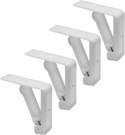 Tablecloth clips - For outdoor use, garden, picnics, weddings, parties, buffets and restaurants - Wit. V1188-MS-313-1040