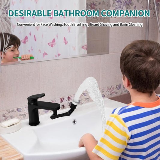 1440 degrees Rotating Faucet - Faucet - Faucet Fitting - Faucet Head - Stainless Steel - Aerator - Rotating - V1188-MS-313-1048