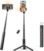 Selfie stick - Phone tripod - Tripod with auxiliary light - Mobile phone holder - With lighting function - V1188-MS-313-1051