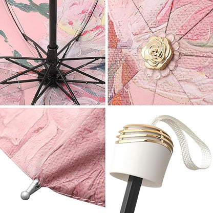 Umbrella - Mini folding umbrella - Waterproof, portable - Compact for travel - With storage bag - UV V1188-MS-313-1063