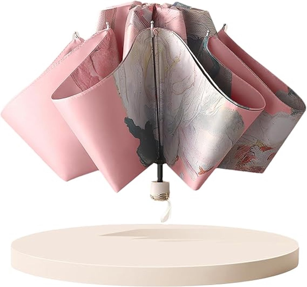 Umbrella - Mini folding umbrella - Waterproof, portable - Compact for travel - With storage bag - UV V1188-MS-313-1063