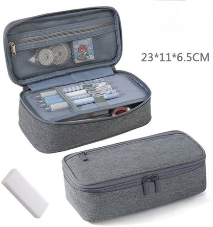 Large capacity pencil case, storage case, high-value, large capacity pencil case, stationery storage, makeup V1188-MS-313-1068