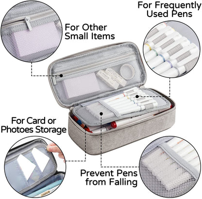 Large capacity pencil case, storage case, high-value, large capacity pencil case, stationery storage, makeup V1188-MS-313-1068