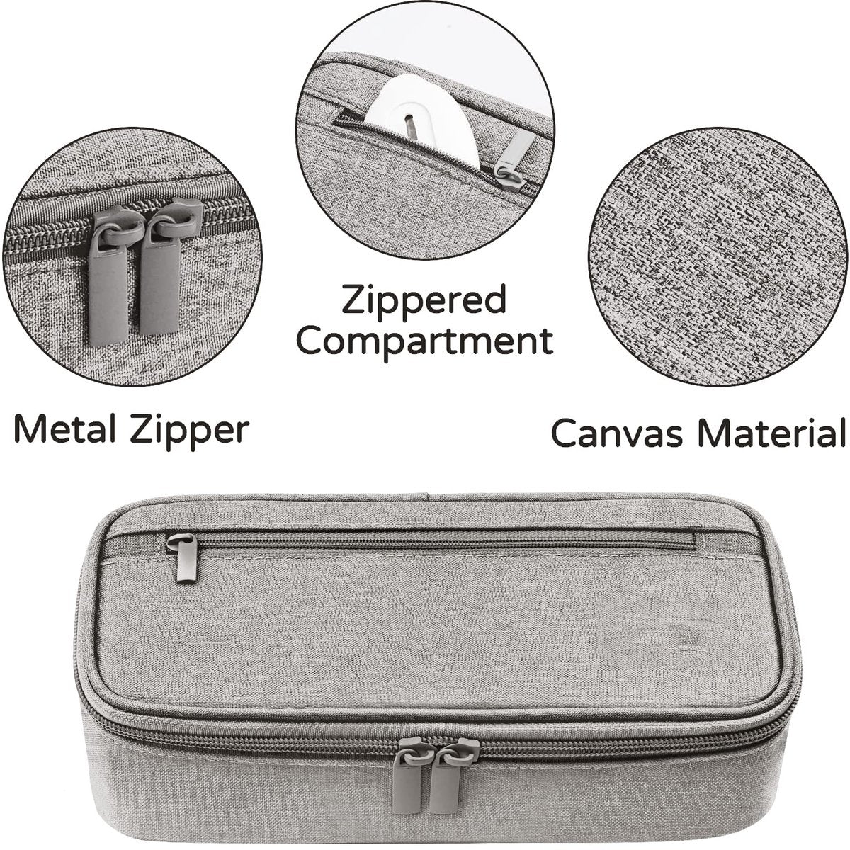 Large capacity pencil case, storage case, high-value, large capacity pencil case, stationery storage, makeup V1188-MS-313-1068