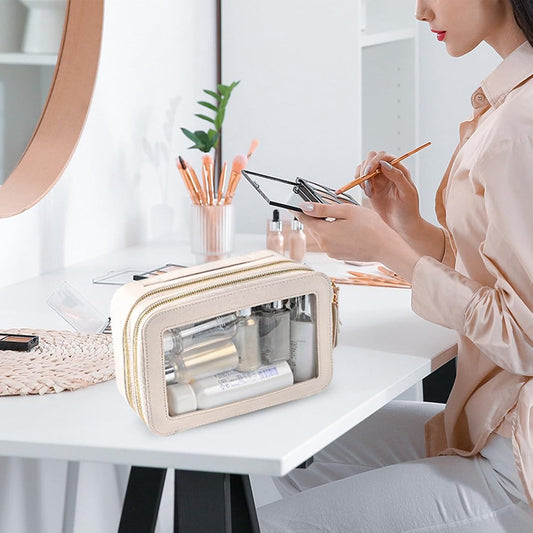 Men's toiletry bag - Women's toiletry bag - Toiletry bag - Transparent makeup bag - Travel toiletry bag - V1188-MS-313-1072