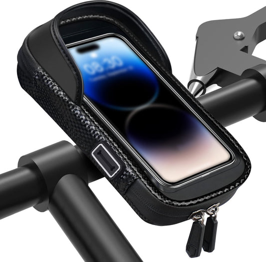 Bicycle phone mount - Mobile phone holder - Waterproof bicycle phone mount - With rotation - Universal V1188-MS-313-1073