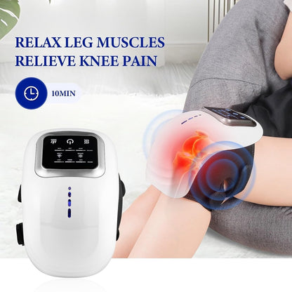 Rechargeable cordless knee massager - LED screen - For swollen and painful joints - 3 intensity levels - V1188-MS-313-1074