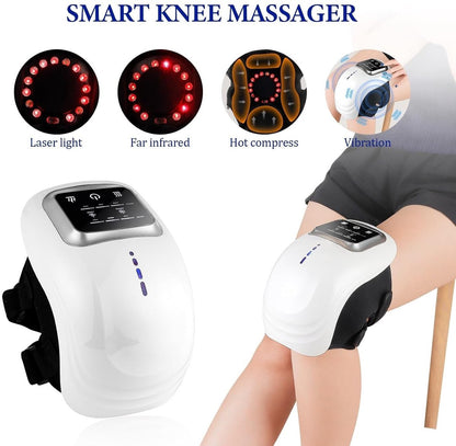 Rechargeable cordless knee massager - LED screen - For swollen and painful joints - 3 intensity levels - V1188-MS-313-1074