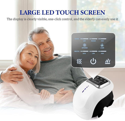 Rechargeable cordless knee massager - LED screen - For swollen and painful joints - 3 intensity levels - V1188-MS-313-1074