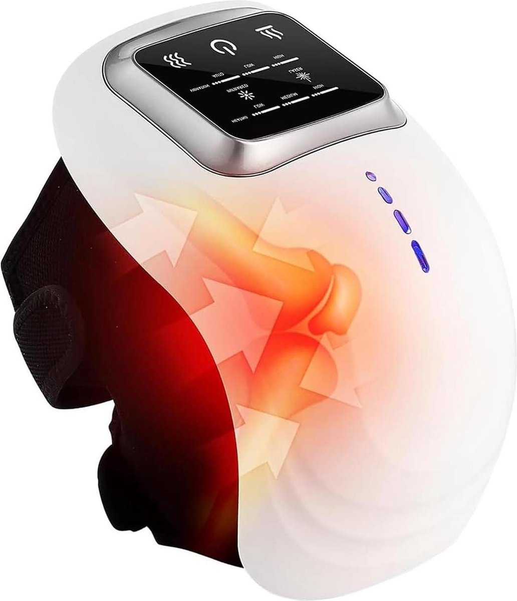 Rechargeable cordless knee massager - LED screen - For swollen and painful joints - 3 intensity levels - V1188-MS-313-1074